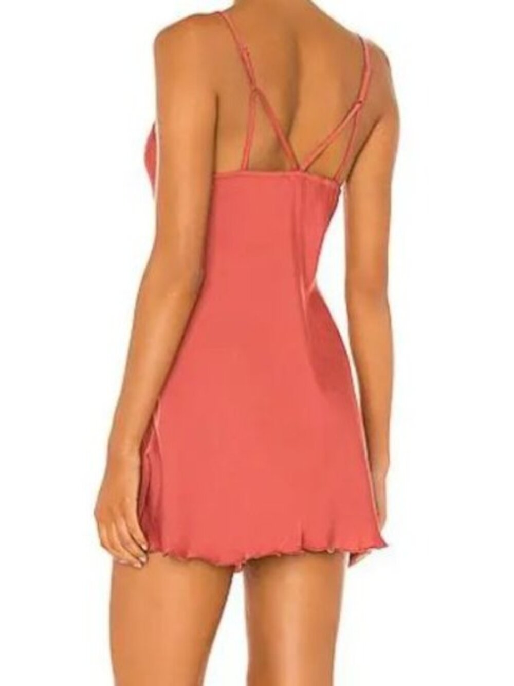 Womens Mini Slip Dress Free People Cowl Neck Sz Medium NWT - Picture 3 of 16